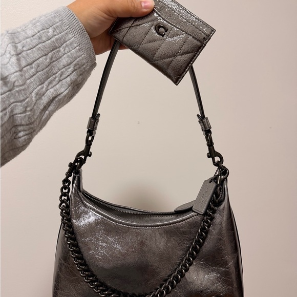 Coach Handbags - Coach Anthracite Juliet 25 Shoulder Bag & Wallet Bundle